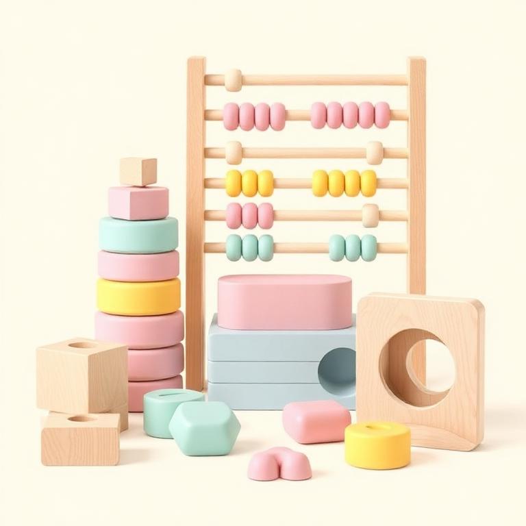 Set Edukatif Montessori - Instalasi outdoor semi-indoor