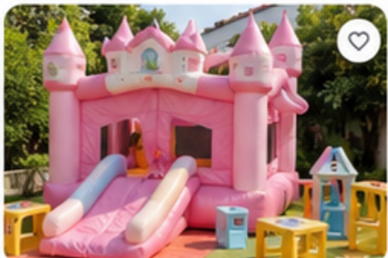 Bouncer Castle Pink